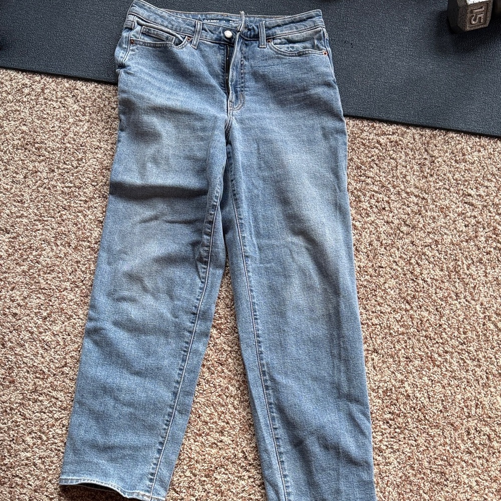 Old Navy Women's OG Loose Blue Jeans size 8